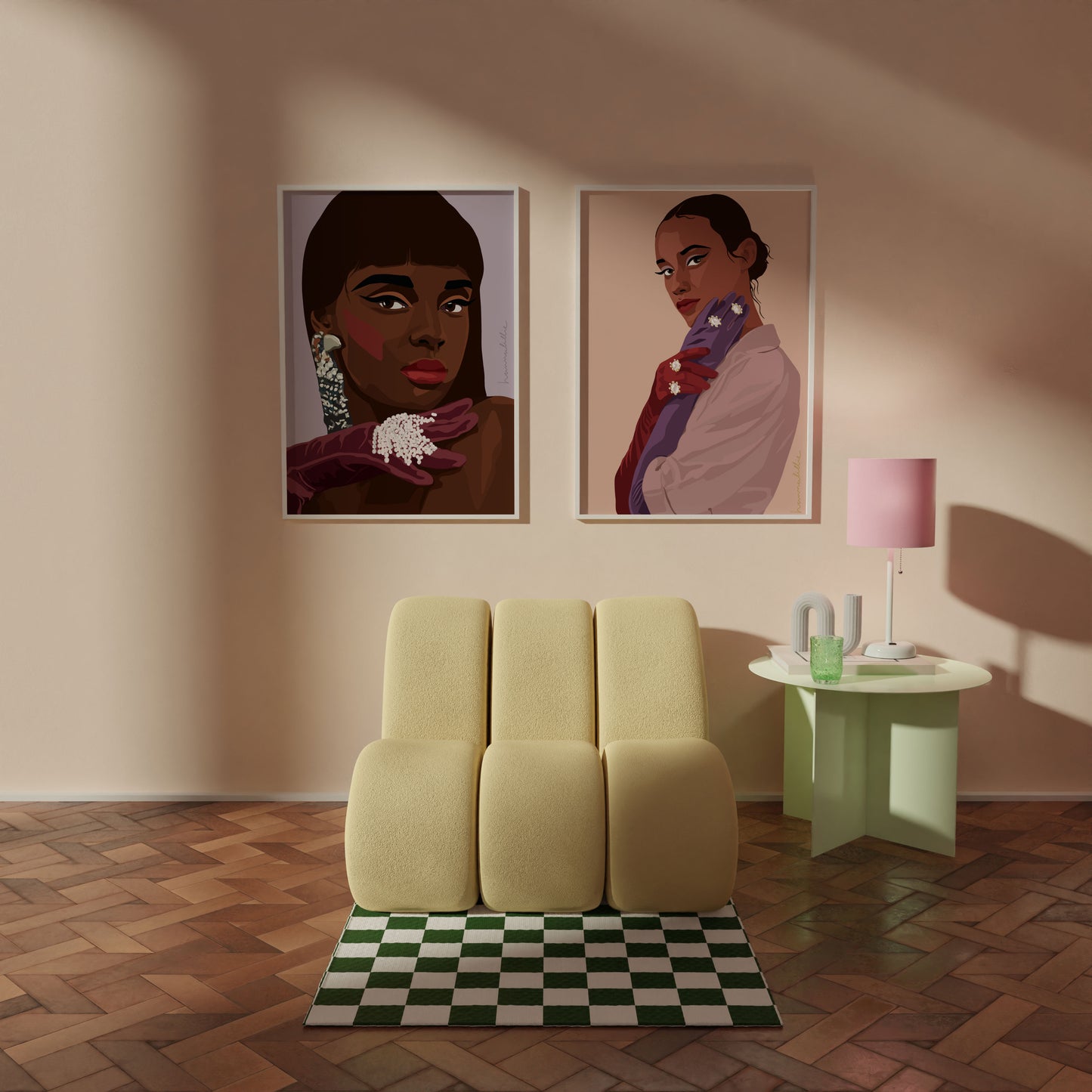 Pearls of Joy Lotta - art print poster
