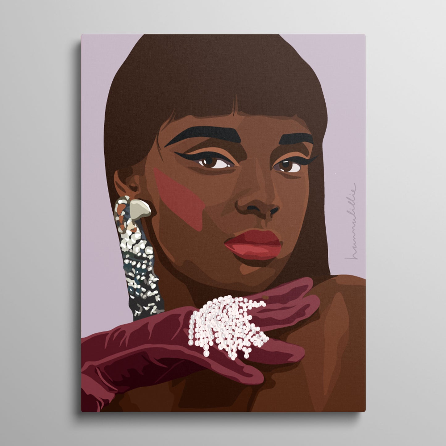 Natalia Pearls of Joy - art print canvas