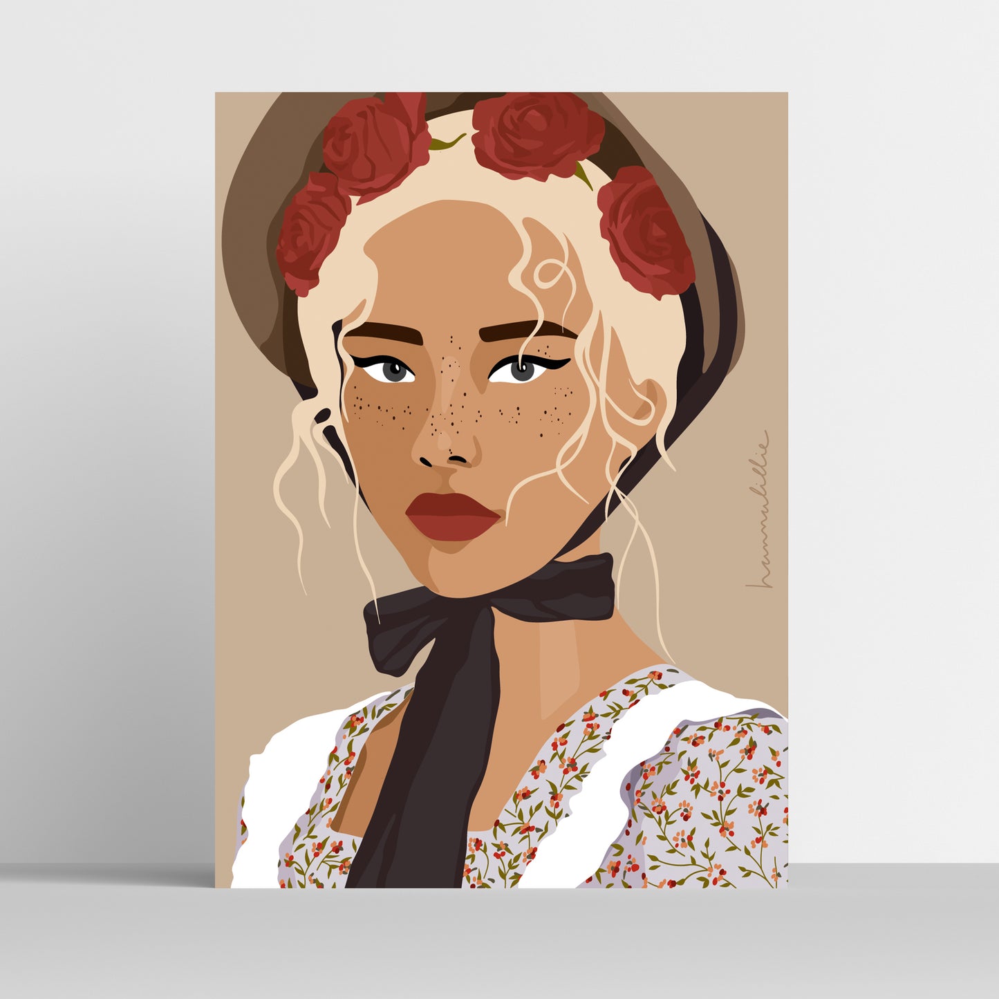 Lilly - art print poster